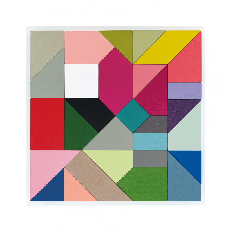 Thirty Houten Puzzel│Remember│art. BR2│bovenaanzicht zonder deksel