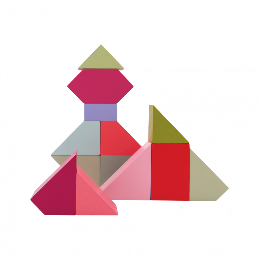 Thirty Houten Puzzel│Remember│art. BR2│diverse vormen van blokken gemaakt