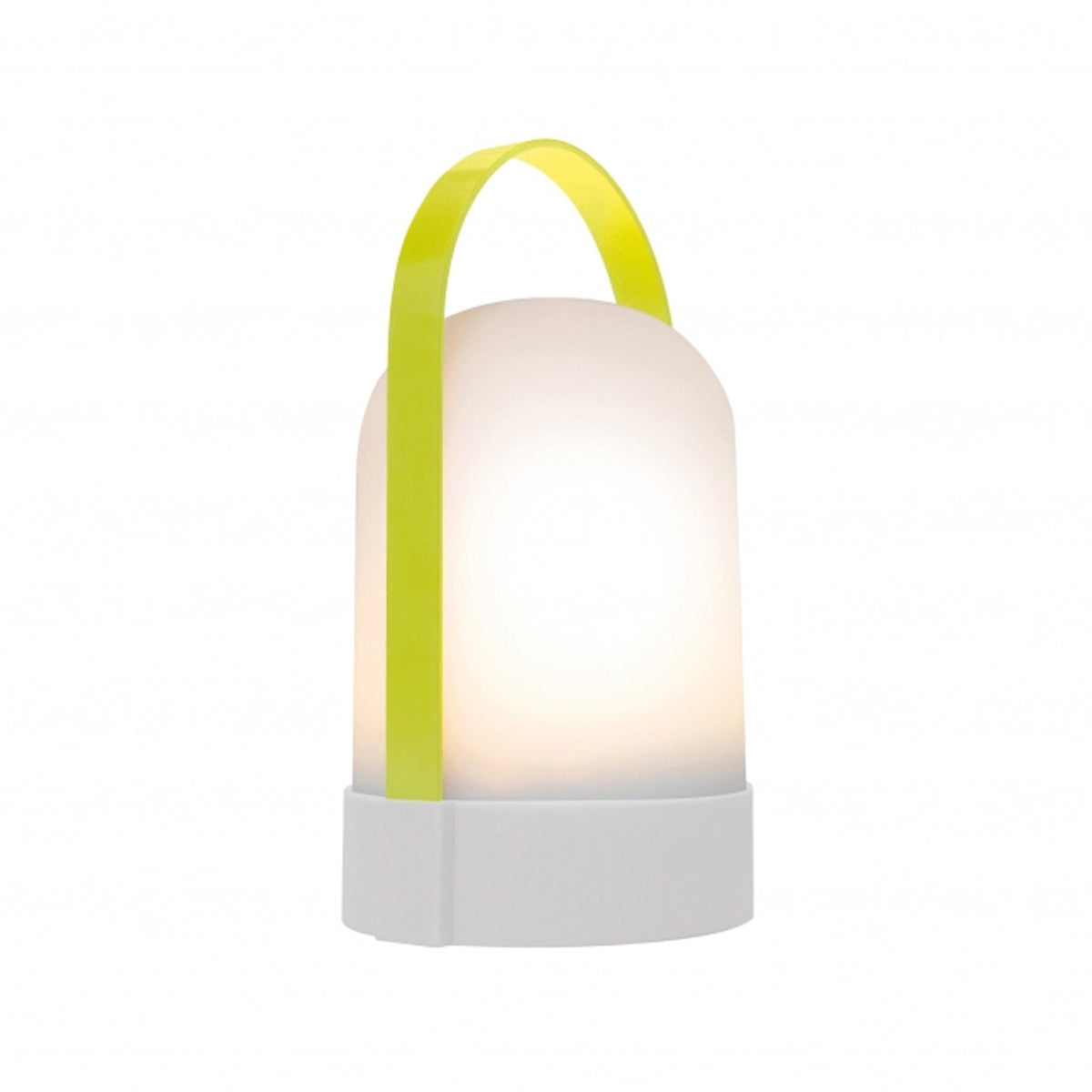 Uri Tafellamp Oplaadbaar│Celine geel-grijs│Buitenverlichting│Front Schuin