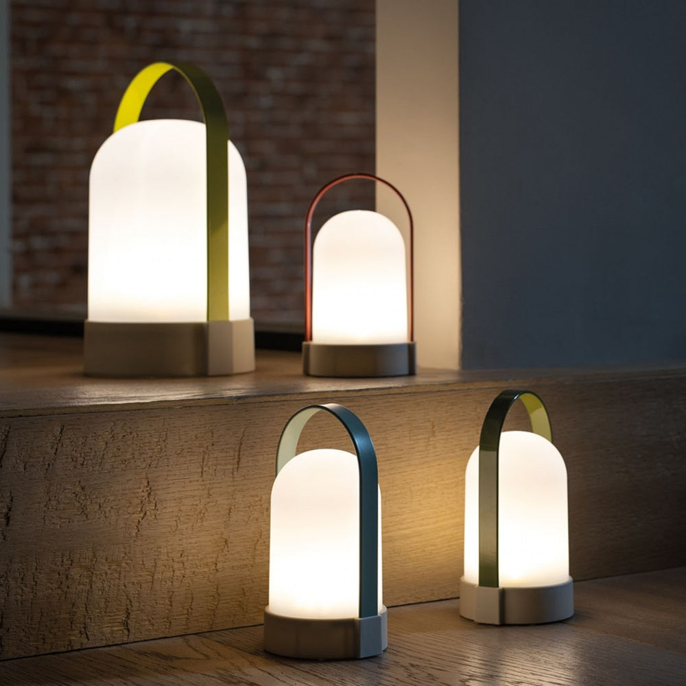 Uri Tafellamp Oplaadbaar│Celine geel-grijs│Buitenverlichting│Celine + set of 3 outdoor
