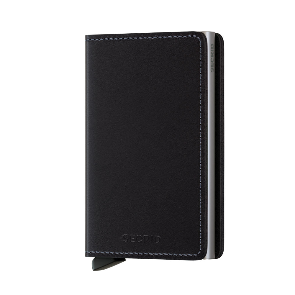 Secrid Slimwallet Original│art. SO-BLACK│Pasjeshouder│voorkant met witte achtergrond