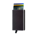 Secrid Slimwallet Original│art. SO-BLACK│Pasjeshouder│voorkant met uitgeschoven pasjes en clip