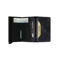 Secrid Slimwallet Vintage│art. SV-BLACK│Pasjeshouder en Portemonnee│geopend met contant geld