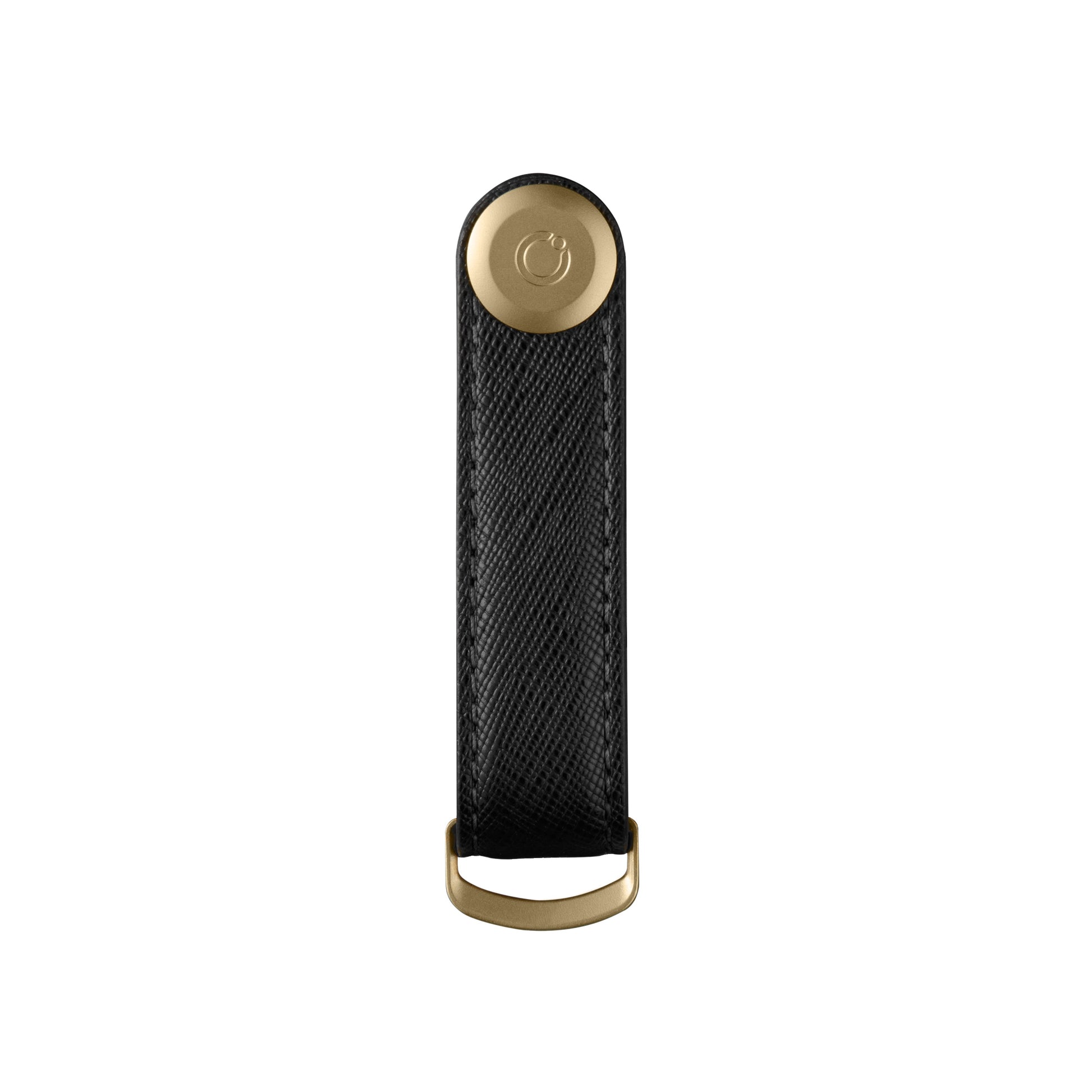 Key Organizer Orbitkey│Saffiano Liquorice Black│SFLO-2-LBBKYG│sleutelhanger leer voorkant zonder sleutels