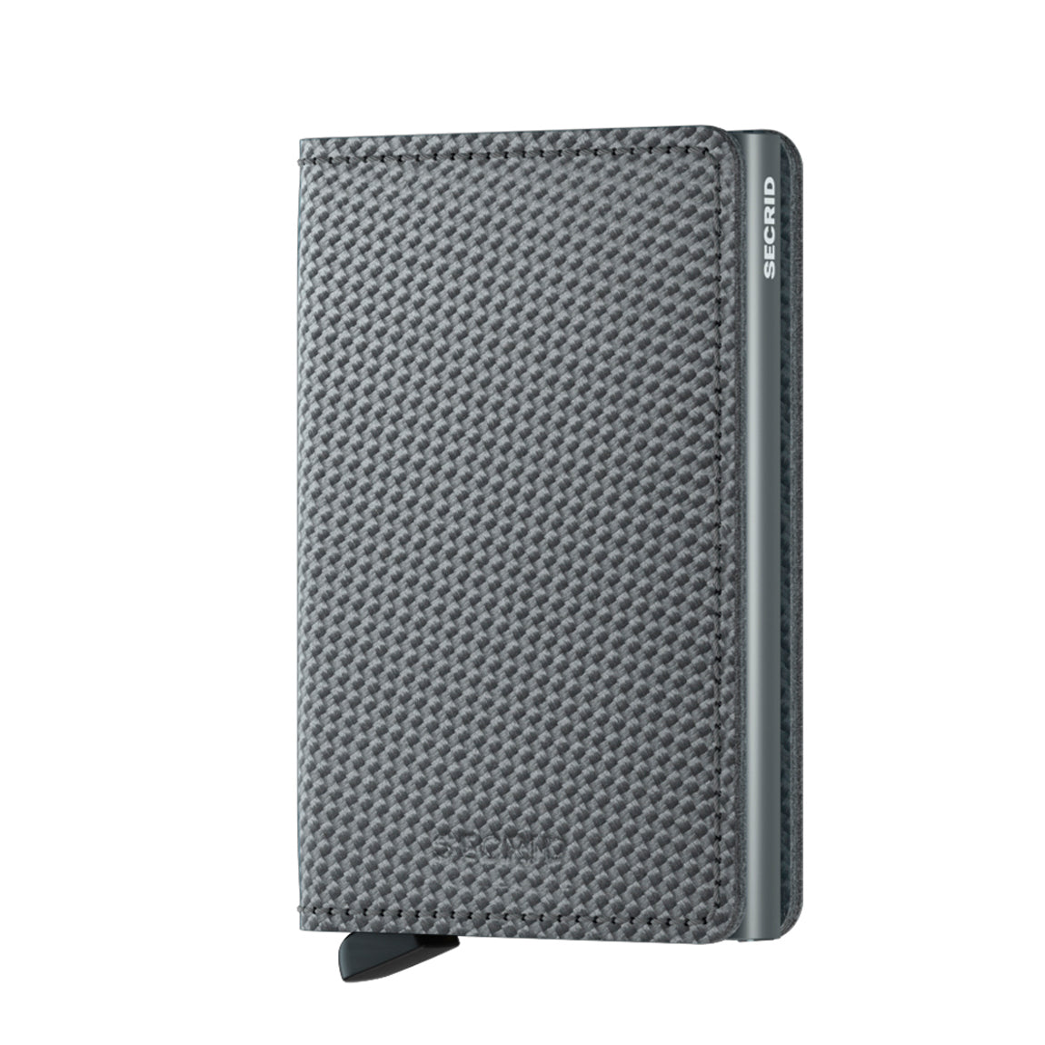 Secrid Slimwallet Carbon│art. SCA-COOLGREY│pasjeshouder│voorkant met witte achtergrond