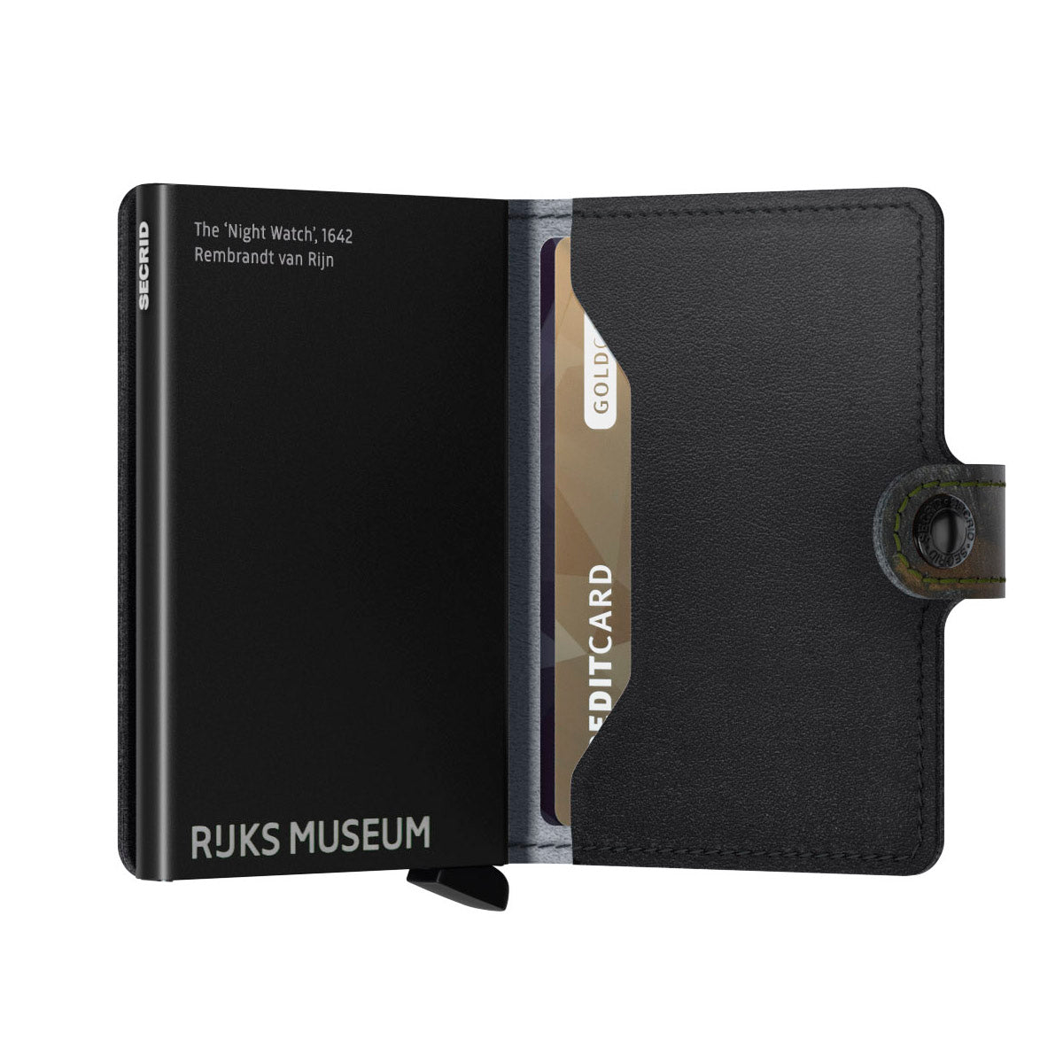 Secrid Miniwallet Art Collection Nachtwacht│Pasjeshouder │art. MAR-NIGHT WATCH│half open
