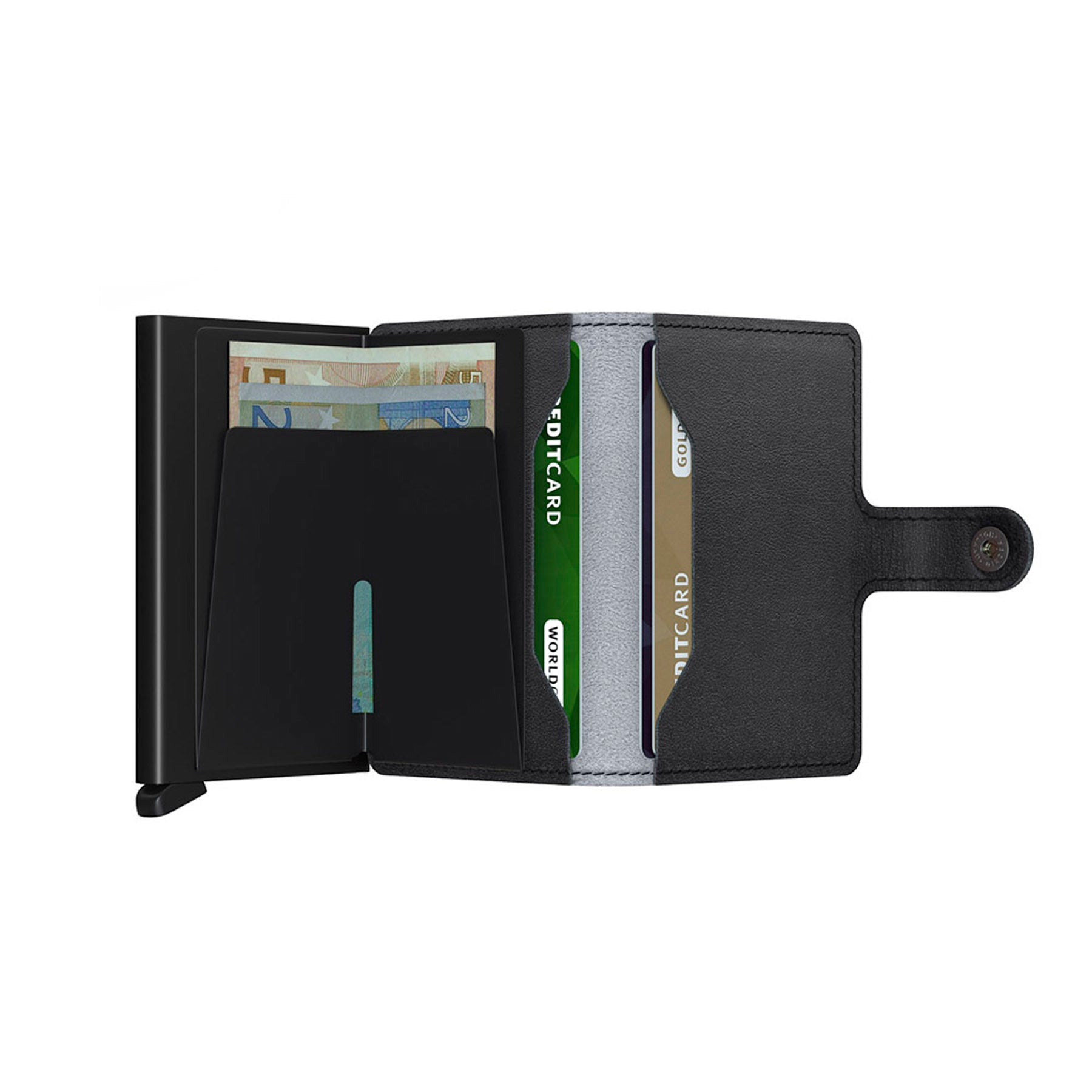 Secrid Miniwallet Art Collection Nachtwacht│Pasjeshouder │art. MAR-NIGHT WATCH│geopend met contant geld