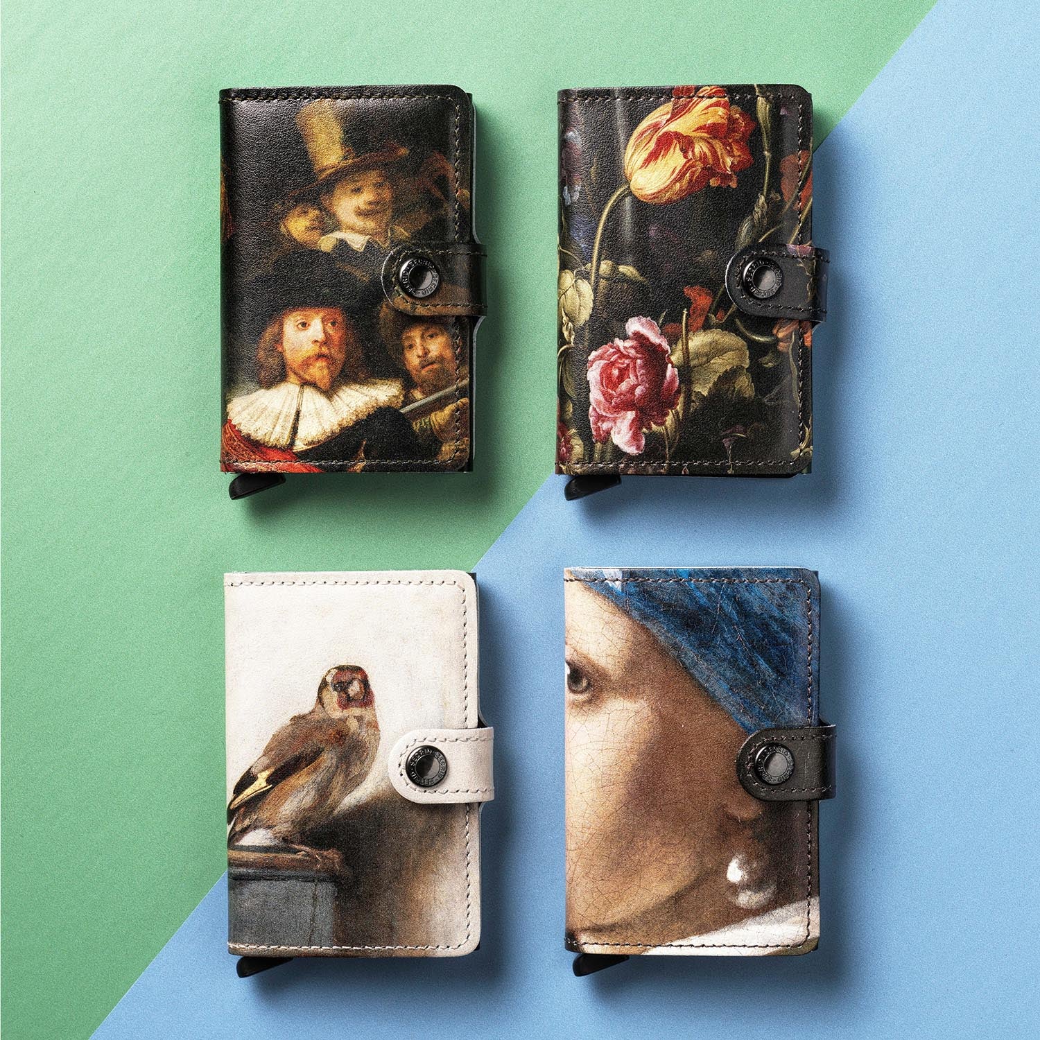 Secrid Miniwallet Art Collection Meisje met de parel│art. MAR-PEARL EARRING│Vermeer│groep diverse soorten