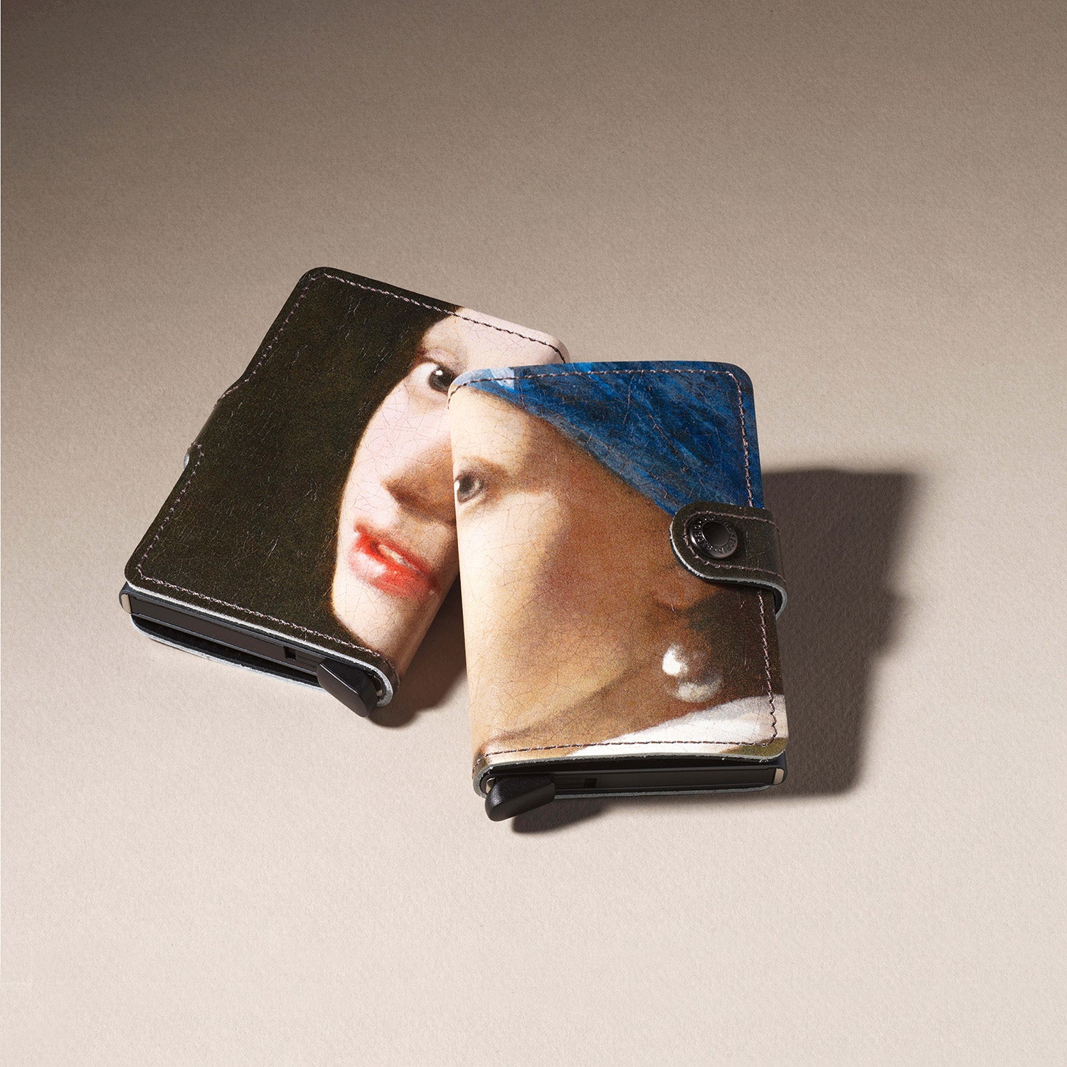 Secrid Miniwallet Art Collection Meisje met de parel│art. MAR-PEARL EARRING│Vermeer│voor en achterkant