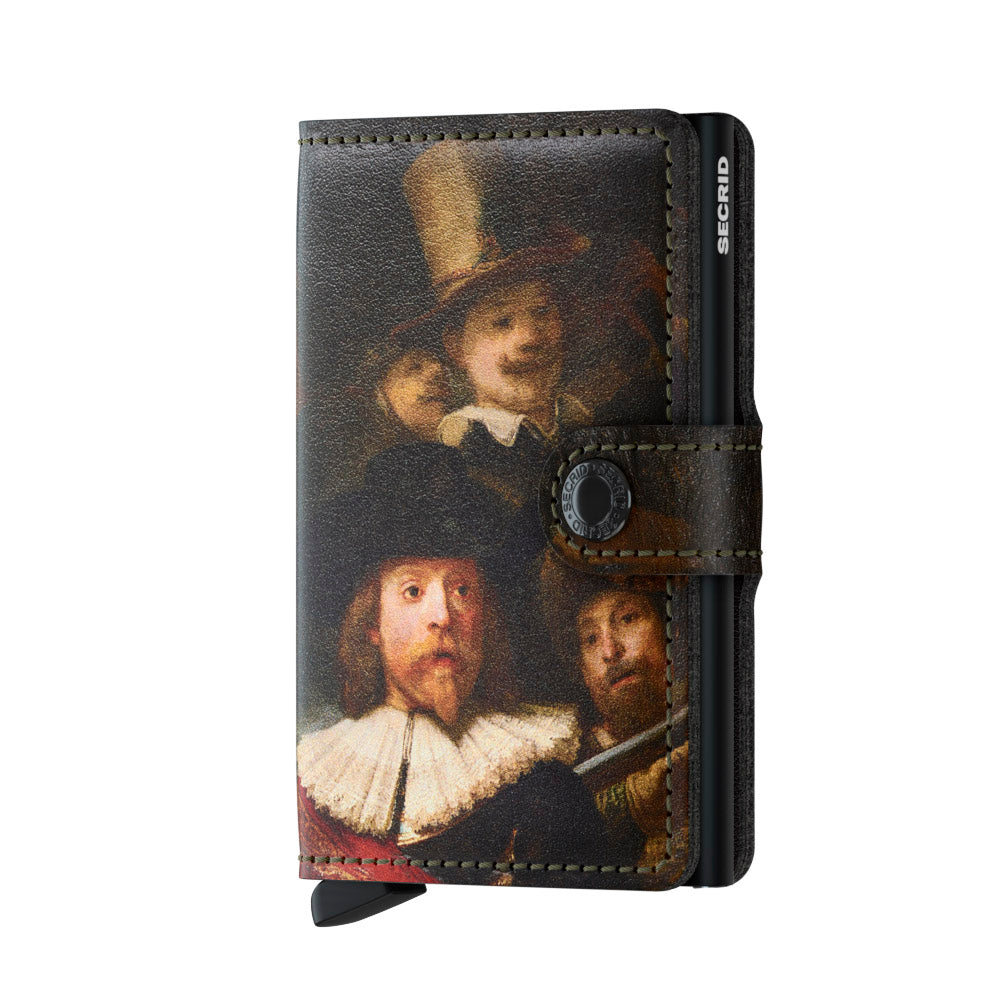 Secrid Miniwallet Art Collection Nachtwacht│Pasjeshouder │art. MAR-NIGHT WATCH│voorkant witte achtergrond
