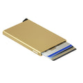 Secrid Cardprotector│art. C-GOLD│Pasjeshouder│bovenaanzicht met pasjes