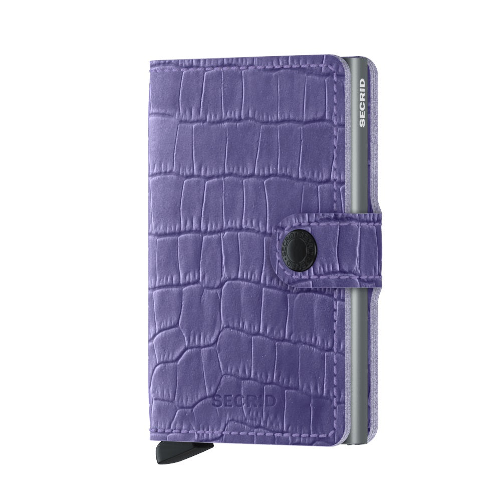 Secrid Miniwallet Cleo│art. MCL-LAVENDER│Pasjeshouder│voorkant met witte achtergrond