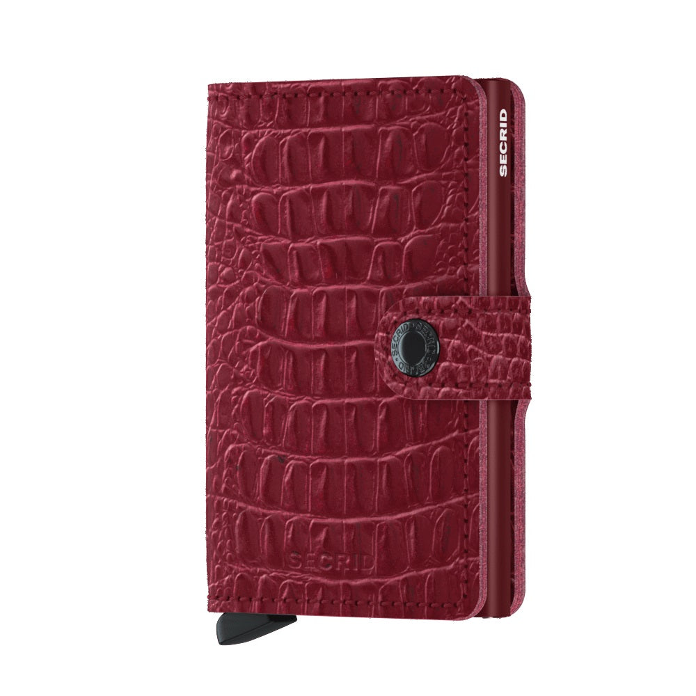 Secrid Miniwallet Nile│art. MN-RUBY│pasjeshouder│voorkant met witte achtergrond