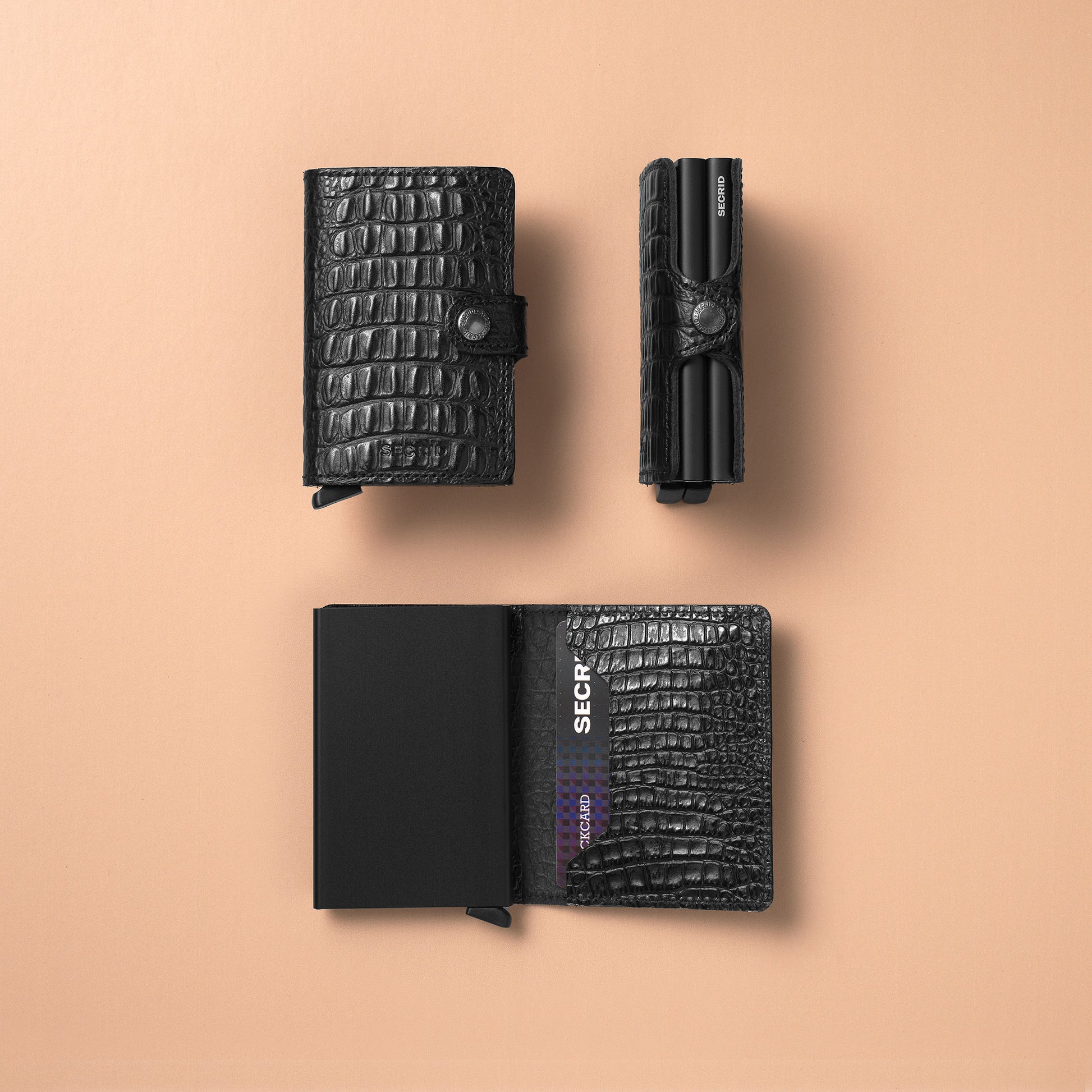 Secrid Miniwallet Nile│art. MN-BLACK│Pasjeshouder│met slimwallet en twinwallet