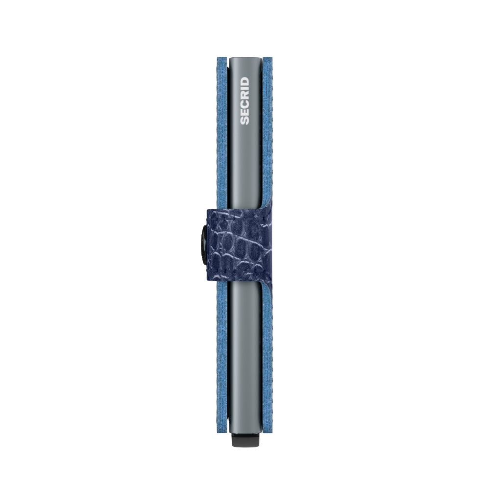 Secrid Miniwallet Nile│art. MN-BLUE│Pasjeshouder en Portemonnee│zijkant