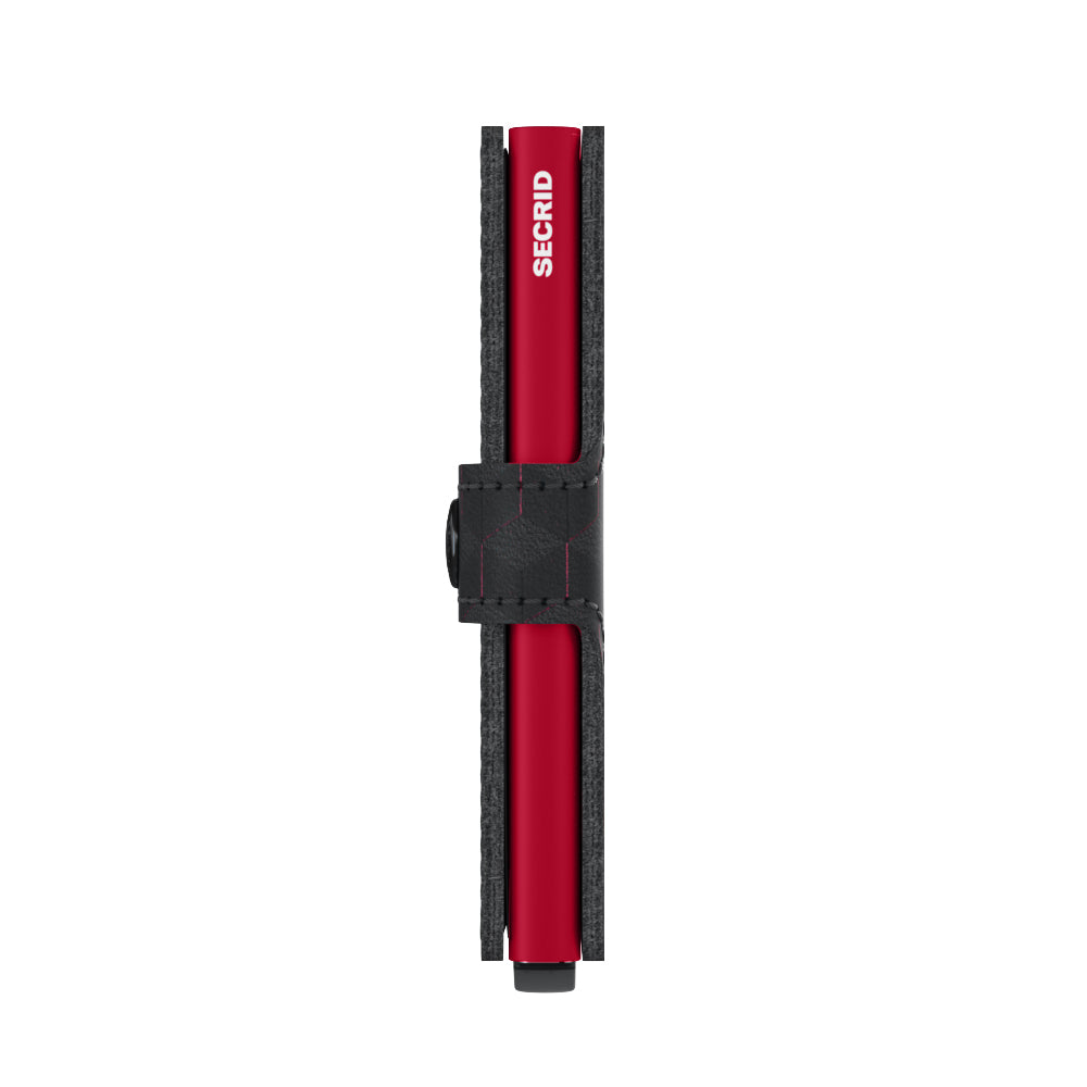 Secrid Miniwallet Optical│Pasjeshouder│MOP-BLACK-RED│zijkant