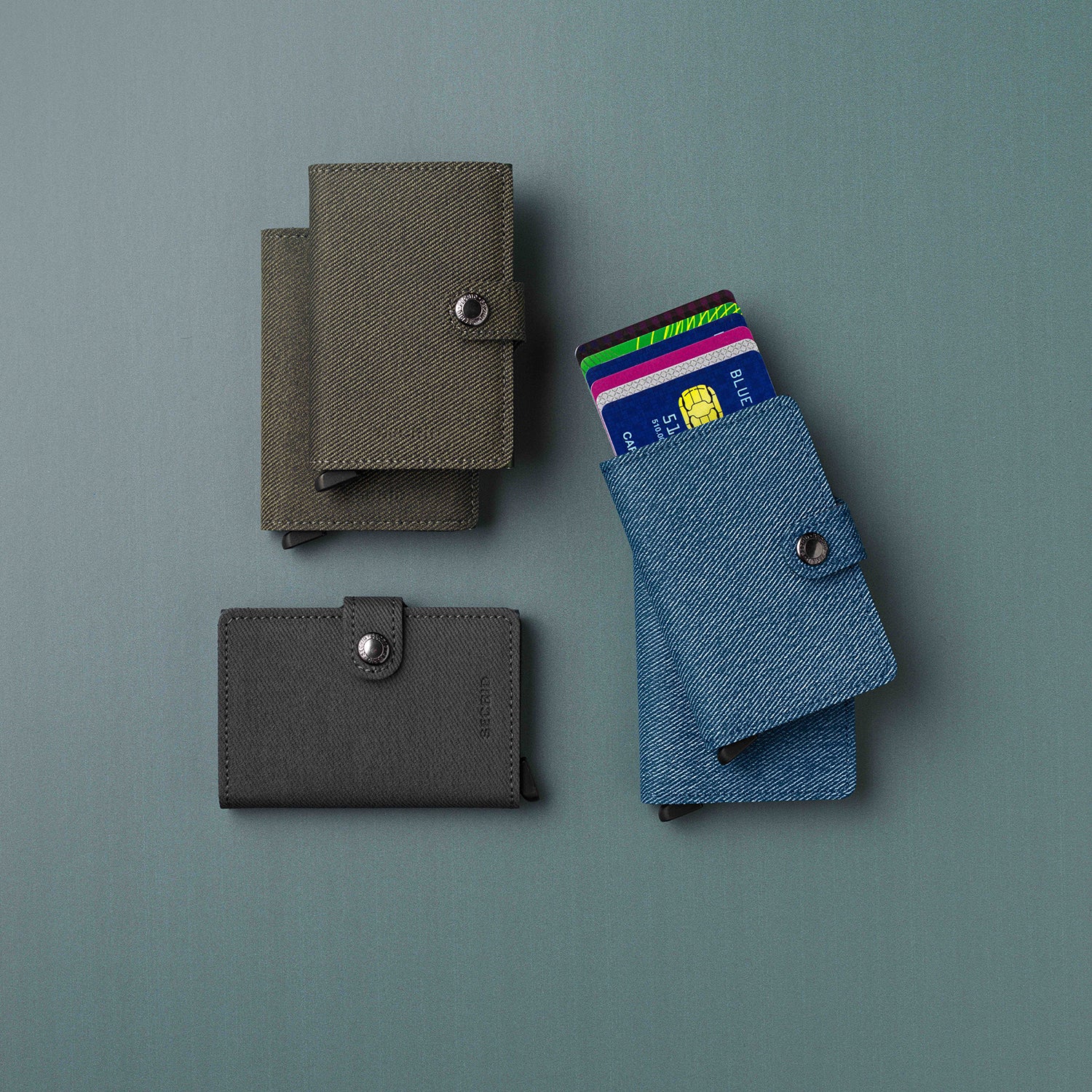 Secrid Miniwallet Twist│art. MTW-JEANS-BLUE││Pasjeshouder en Portemonnee│groep diverse kleuren