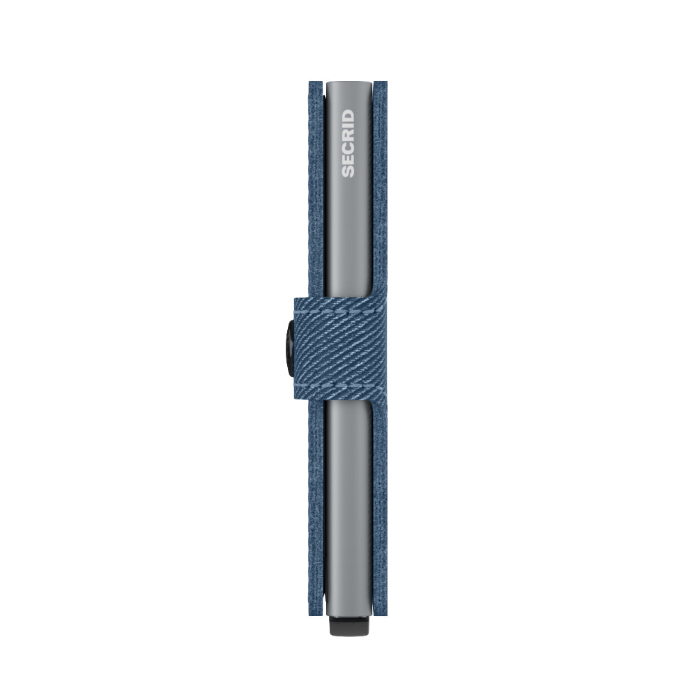 Secrid Miniwallet Twist│art. MTW-JEANS-BLUE││Pasjeshouder en Portemonnee│zijkant