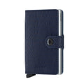 Secrid Miniwallet Veg│Pasjeshouder│art. MVG-NAVY-SILVER│voorkant met witte achtergrond