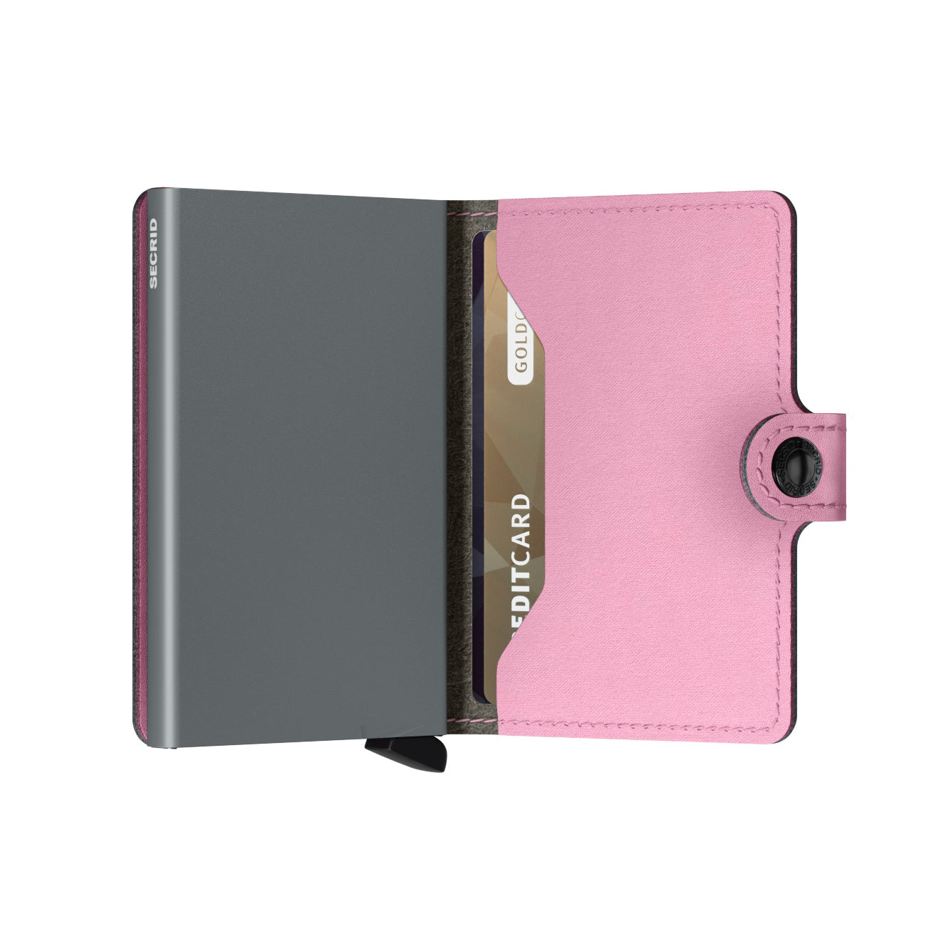 Secrid Miniwallet Yard│art. MY-ROSE│Pasjeshouder en Portemonnee│half open