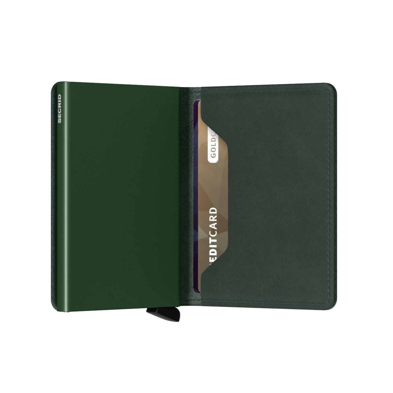 Secrid Slimwallet Original│art. SO-GREEN│Pasjeshouder│half open