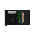 Secrid Slimwallet Perforated│art. SPF-BLACK│Pasjeshouder│geopend met contant geld