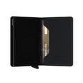 Secrid Slimwallet Perforated│art. SPF-BLACK│Pasjeshouder en Portemonnee│half open