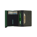 Secrid Slimwallet Twist│art. STW-GREEN│Pasjeshouder│open met contant geld