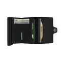Secrid Twinwallet Matte│art. TM-BLACK│Pasjeshouder│geopend met contant geld