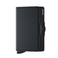 Secrid Twinwallet Perforated│art. TPF-BLACK│Pasjeshouder│voorkant met witte achtergrond