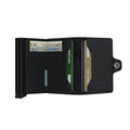 Secrid Twinwallet Perforated│art. TPF-BLACK│Pasjeshouder│geopend met contant geld