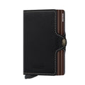 Secrid Twinwallet Saffiano│art. TSA-BROWN│Pasjeshouder│voorkant met witte achtergrond