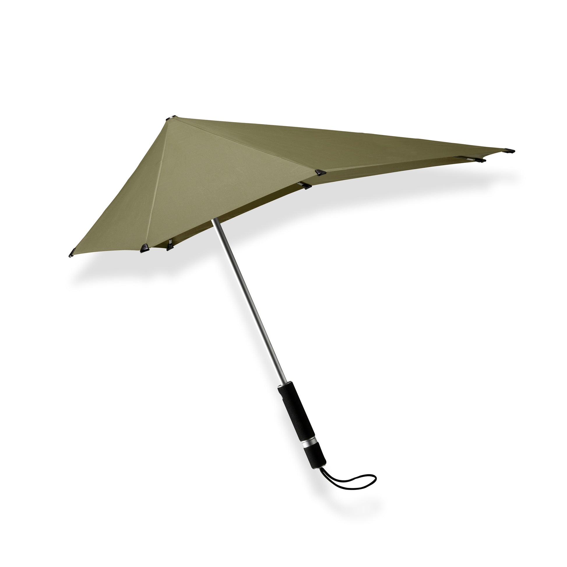 Senz Paraplu Original│Olive Branch│Storm Paraplu│product foto zijkant open