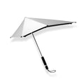 Senz Paraplu Original│Shiny Silver│Storm Paraplu│product foto zijkant open