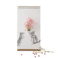 Flip Vase Dieren│Spextrum│art. S003COMPANION│eekhoorns met roze bloemetjes