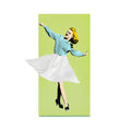 Tissue Up Girl Tissuebox│Groen│Retro Pin-Up zakdoekhouder│product front