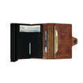 Secrid Twinwallet Dutch Martin│art. TDM-WHISKEY│Pasjeshouder│geopend met contant geld