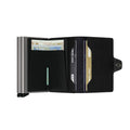 Secrid Twinwallet Original│art. TO-BLACK│Pasjeshouder en Portemonnee│geopend met contant geld