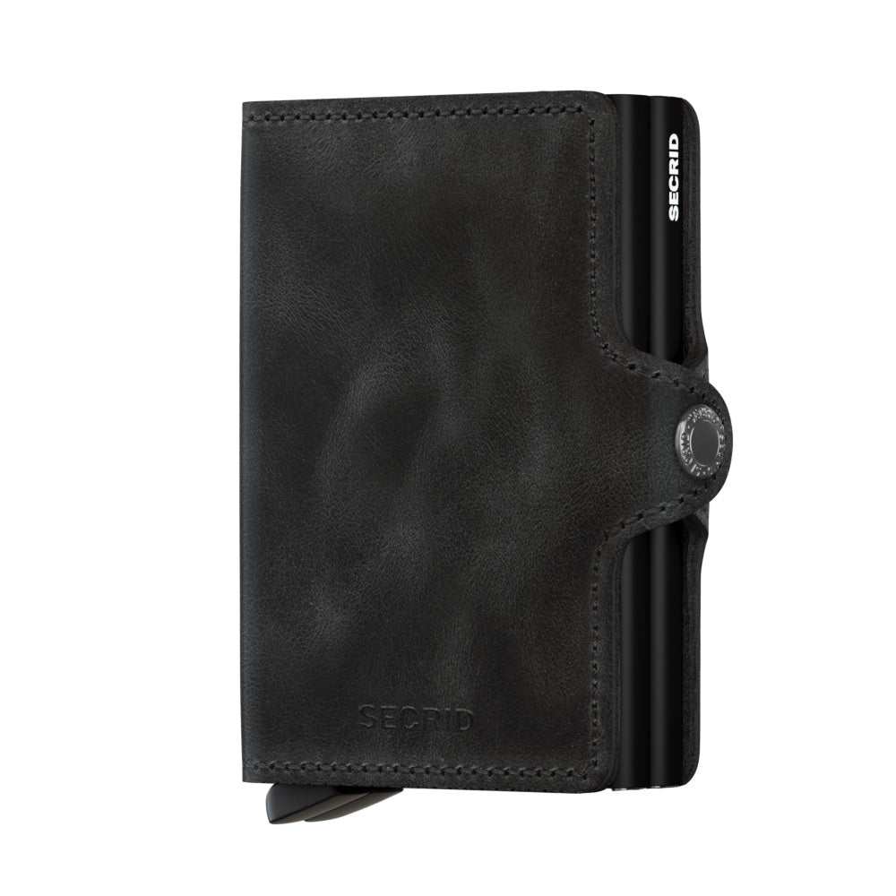Secrid Twinwallet Vintage│art. TV-BLACK│Pasjeshouder│voorkant met witte achtergrond