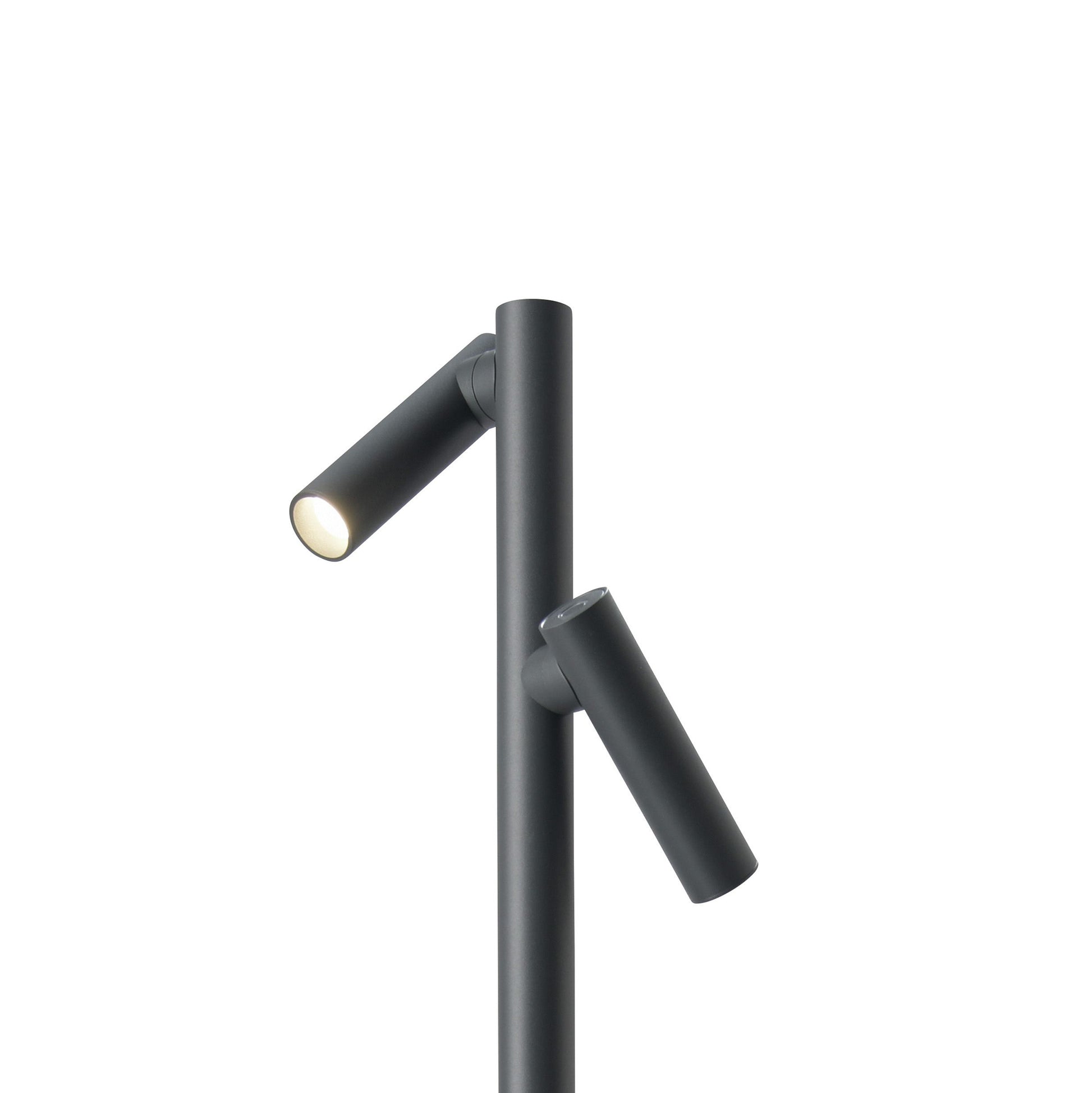 Tubo Oplaadbare Vloerlamp Dubbel Antraciet│Sompex│draadloos│art. 78122│detail lichtbronnen met witte achtergrond