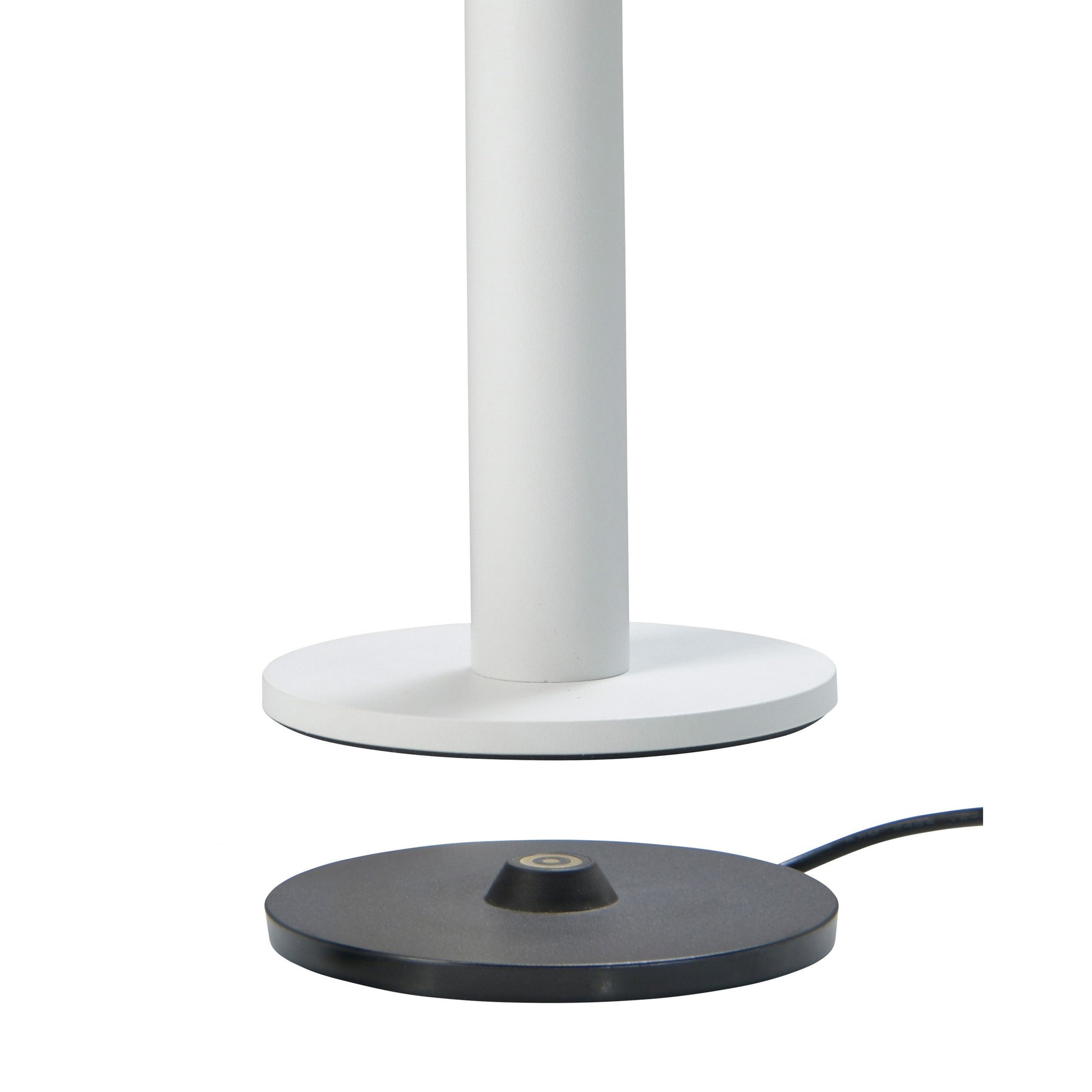 Tubo Oplaadbare Vloerlamp wit│Sompex│draadloos│art. 78111│detail oplaadstation