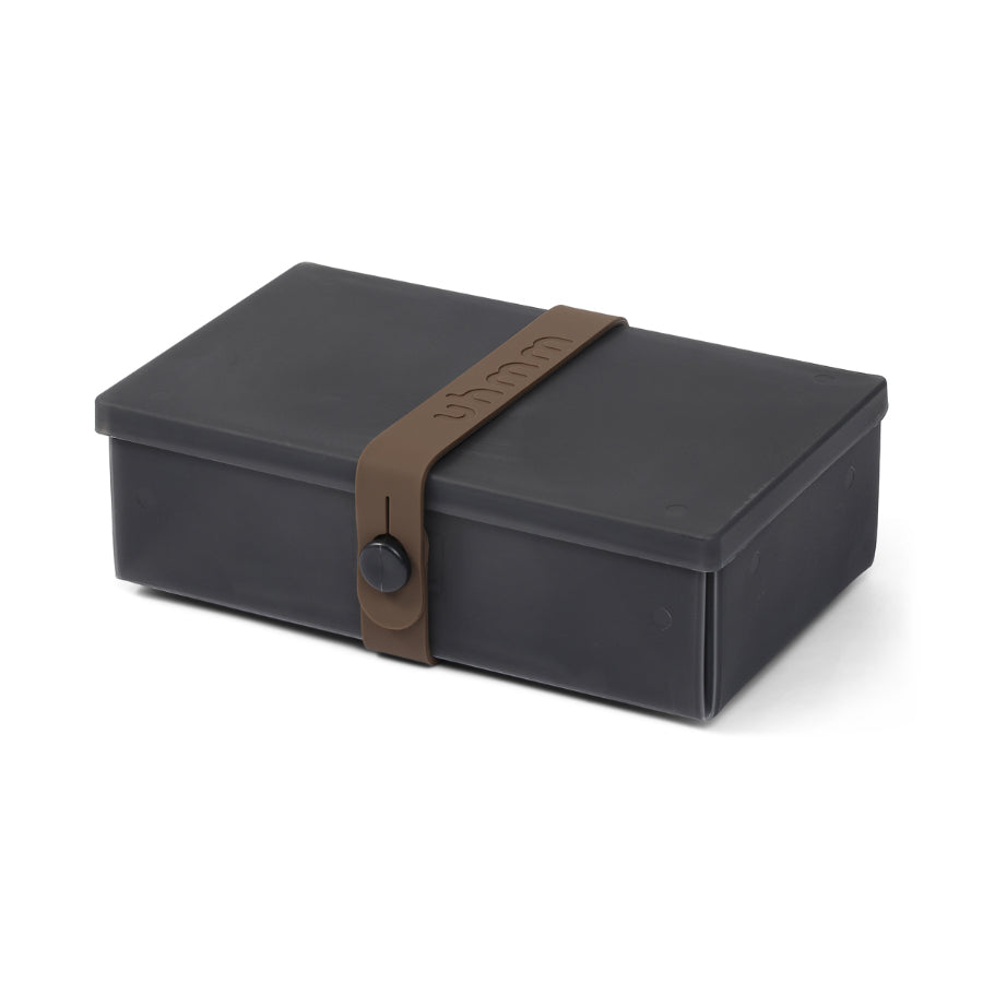 Uhmm 01 Black Chalk Opvouwbare Luchbox│art. 981274│vooraanzicht met strap Bruin