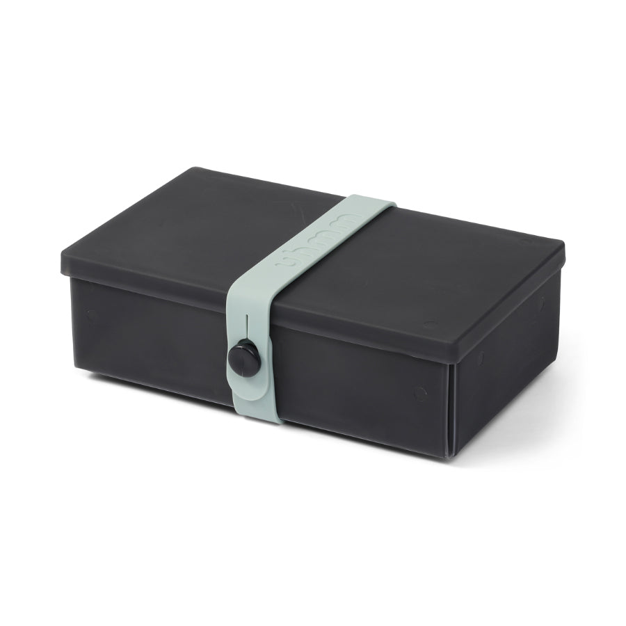 Uhmm 01 Black Chalk Opvouwbare Luchbox│art. 981274│vooraanzicht met Strap Morning Mist