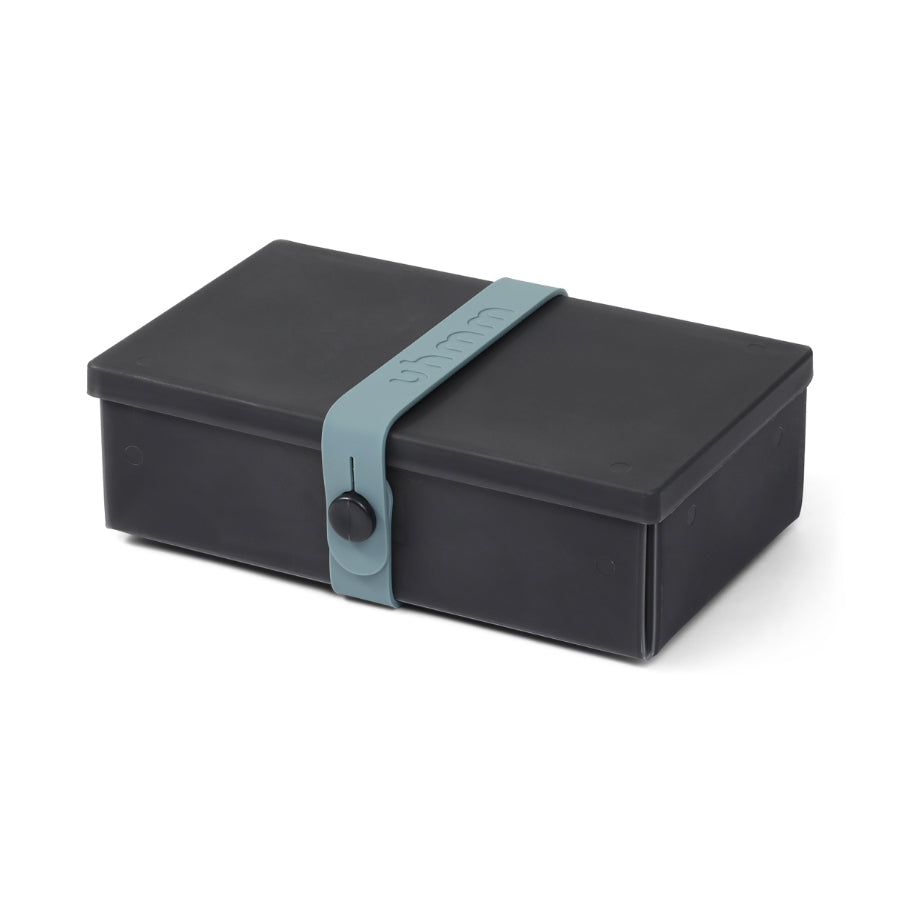 Uhmm 01 Black Chalk Opvouwbare Luchbox│art. 981274│vooraanzicht met Strap Morning Mist