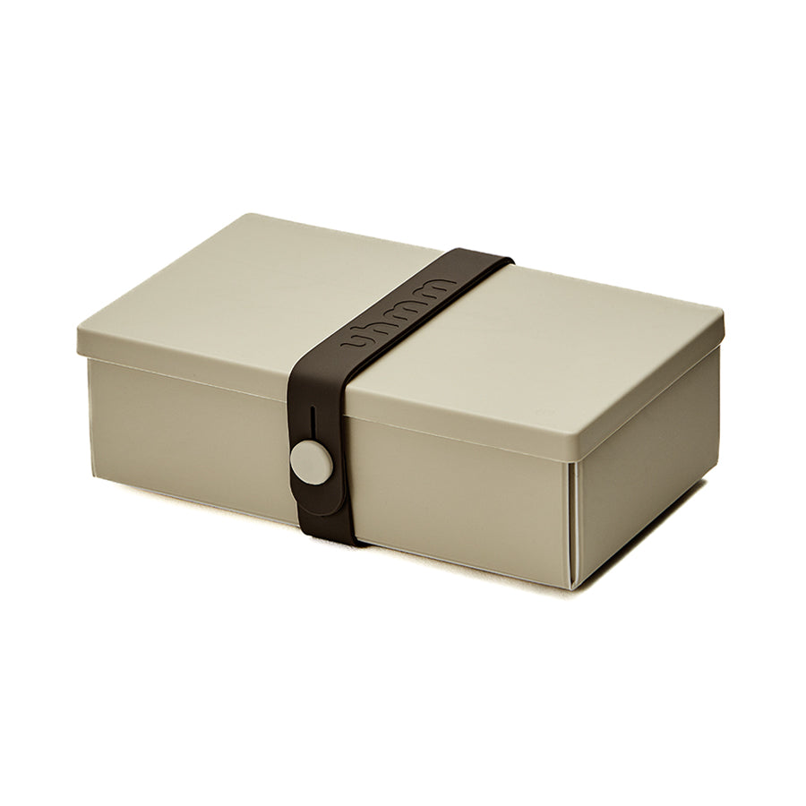 Uhmm 01 Opvouwbare Luchbox Mocca│art 982403│vooraanzicht met strap in Bruin