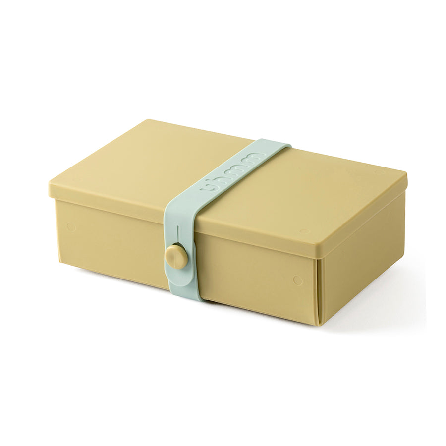 Uhmm 01 Opvouwbare Lunchbox│art. 981273│Vooranzicht met strap Morning Mist