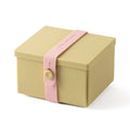 Uhmm 02 Opvouwbare Lunchbox Oliv│art. 981278│vooraanzicht met Strap Delicate Pink