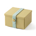 Uhmm 02 Opvouwbare Lunchbox Oliv│art. 981278│vooraanzicht met Strap Morning Mist