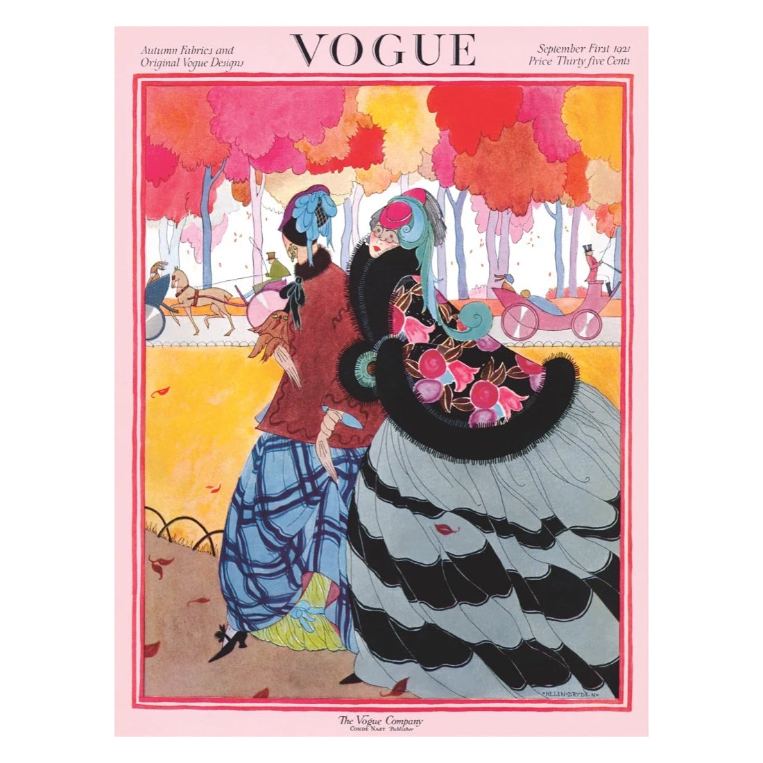 Puzzel Vogue Autumn Fashions│New York Puzzle Company 1000 stukjes│art. NPZVG1710│afbeelding cover Vogue