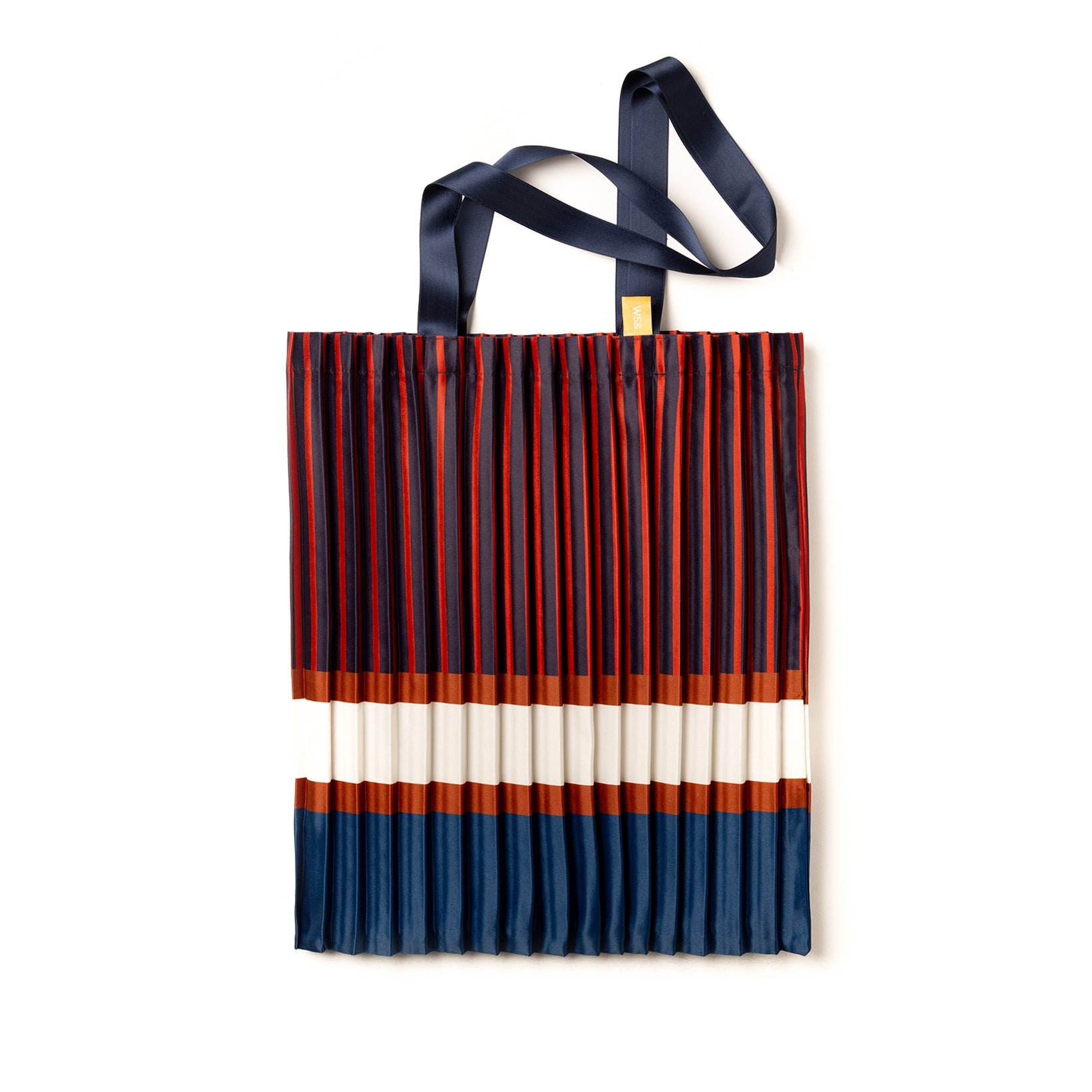 Chiavara Pleated Tote Bag│Schoudertas WS&│art. 0595853899269│voorkant draagtas met witte achtergrond